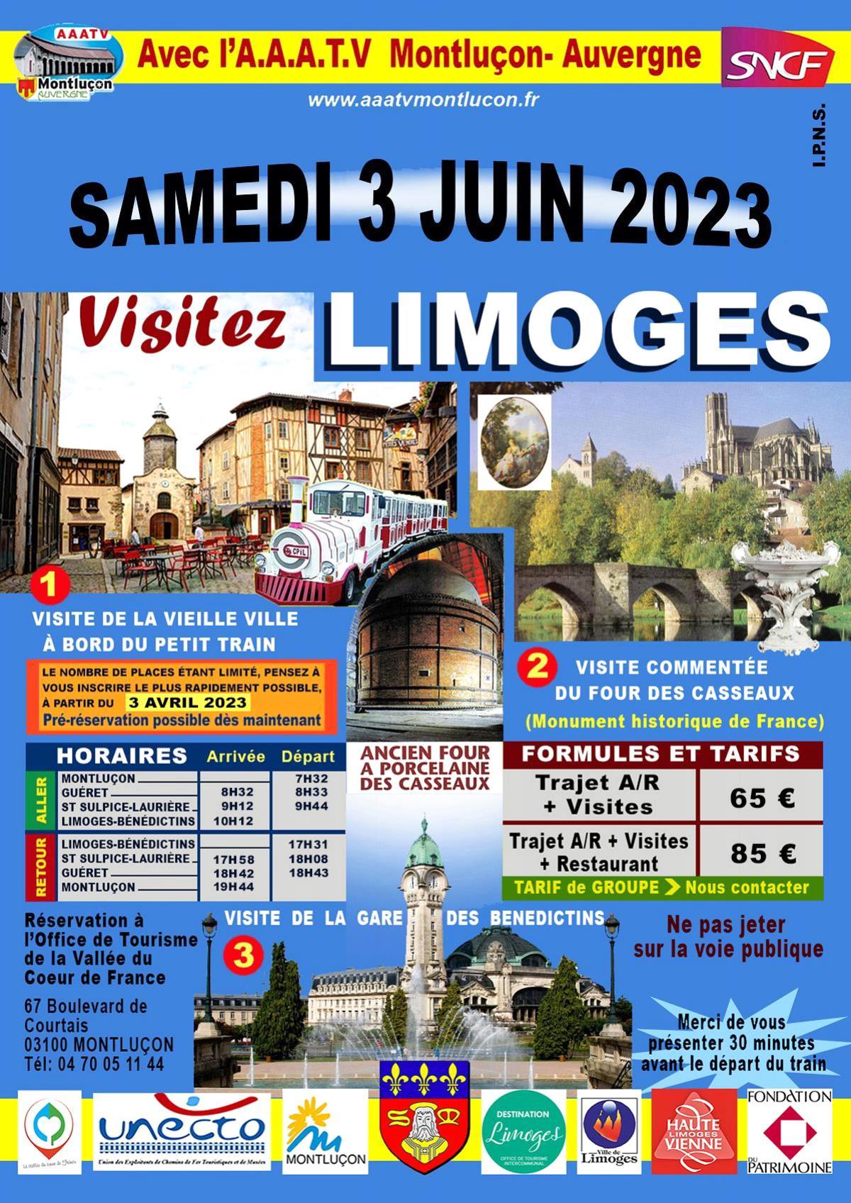 Affiche limoges 3 juin 2023