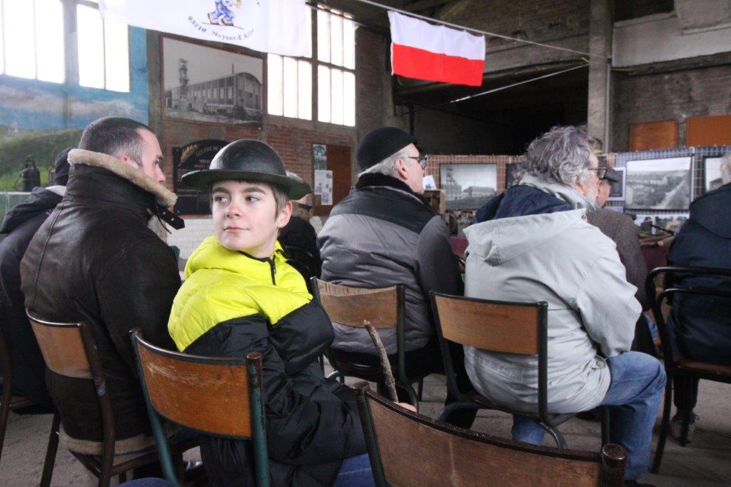 Dans la salle, une présenation de ce qu'était la mine en activité