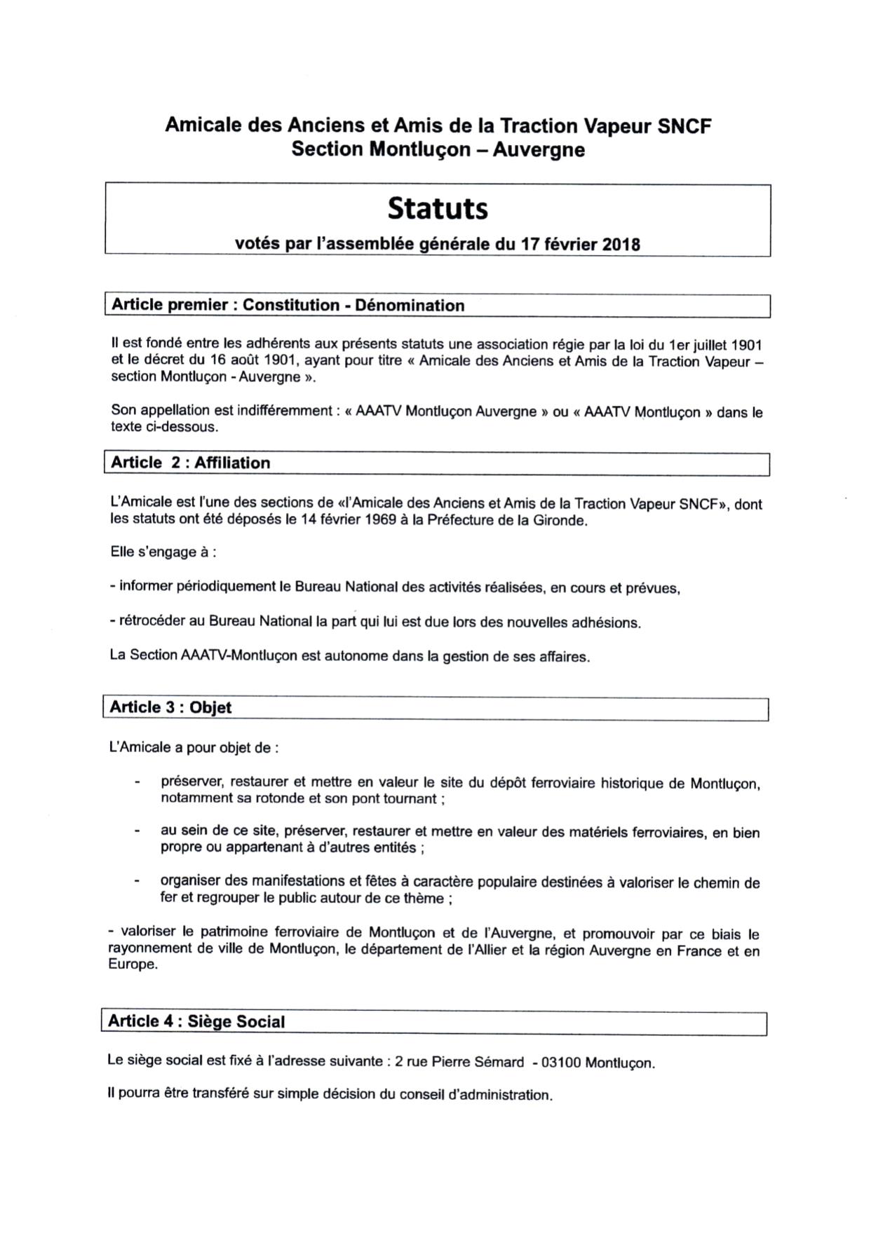 Les statuts 2018 1
