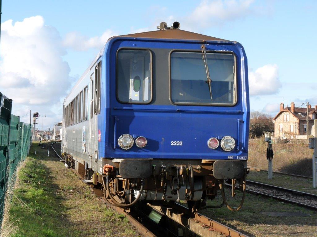 La rame du train de Noël en préparation