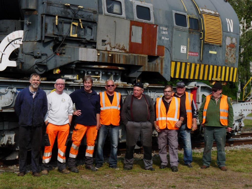 Le groupe préposé au fonctionnement de la grue