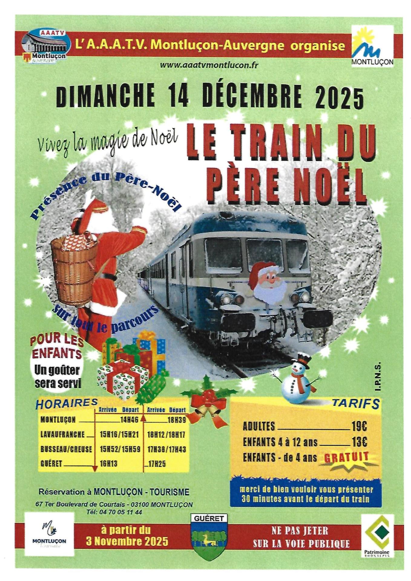Le train du père Noël